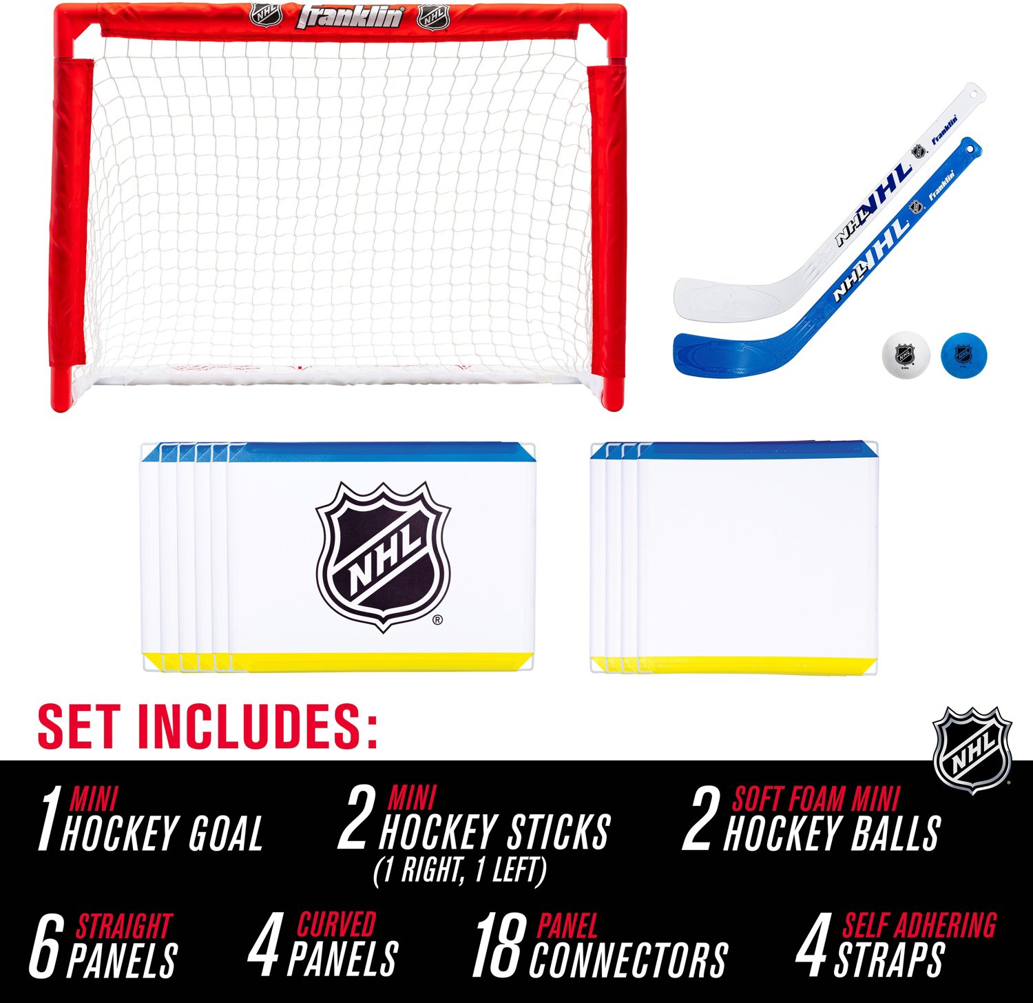 Franklin NHL Mini Hockey Rink Set Academy