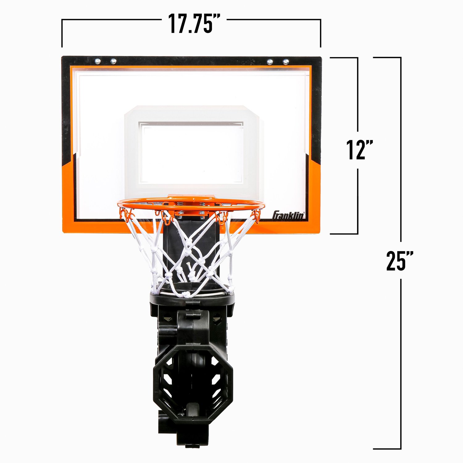 GSE Games & Sports Expert over-the-Door Pro Basketball Hoop Backboard  System with Basketball & Pump for Home & Office