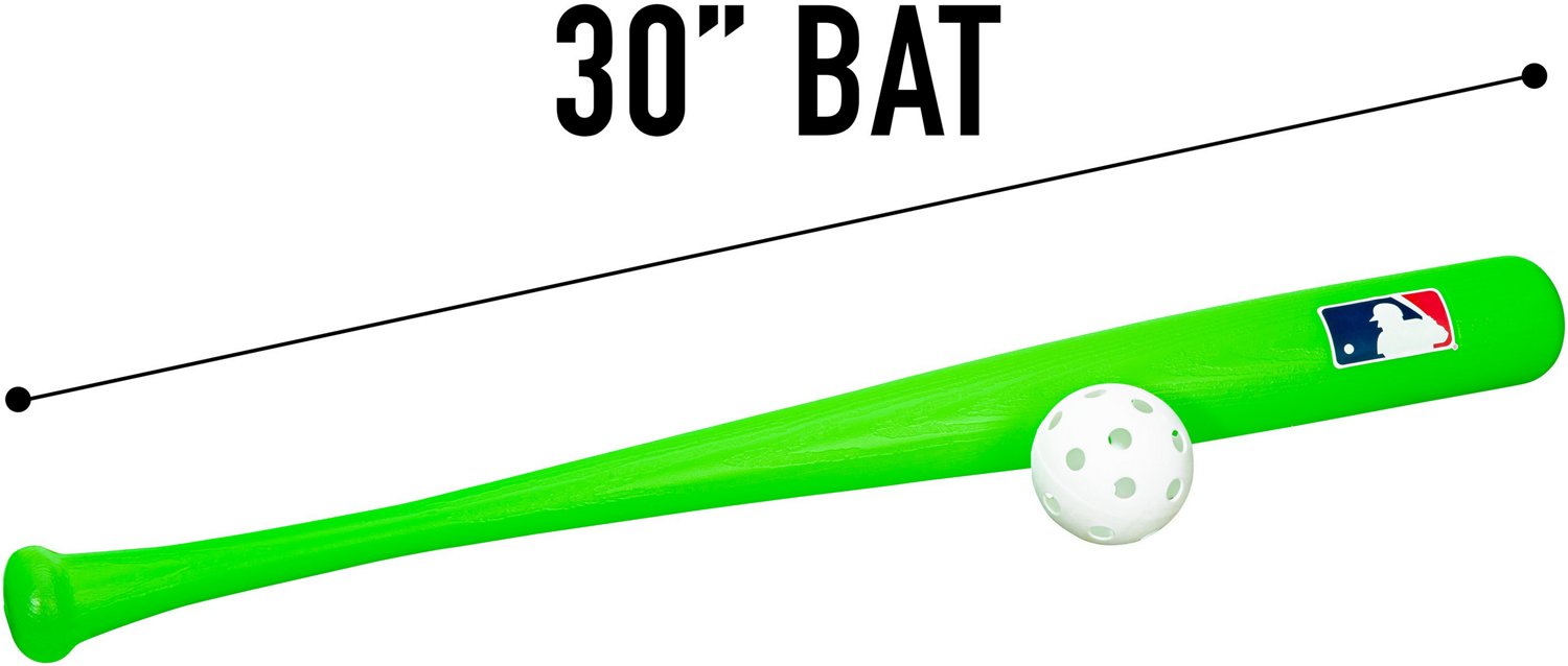 Franklin MLB 30 in Authentic Plastic Bat & Ball Set - view number 4