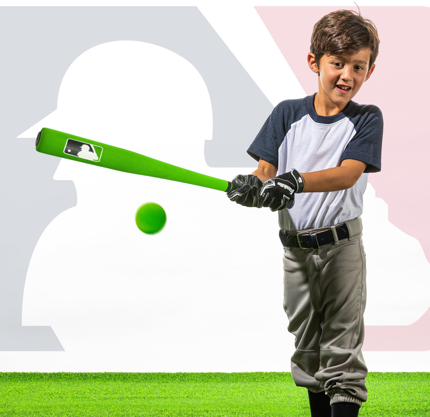Franklin Kids' MLB 27 in Foam Bat and Ball Set - view number 2