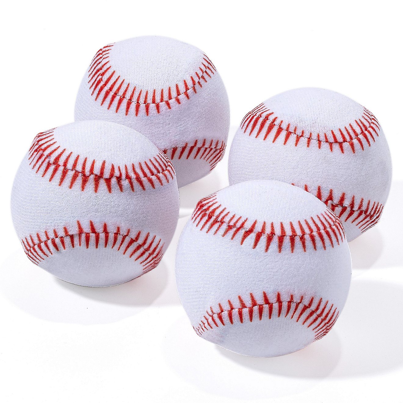 Franklin Kids' Self Stick Replacement Baseballs 4-Pack                                                                           - view number 1