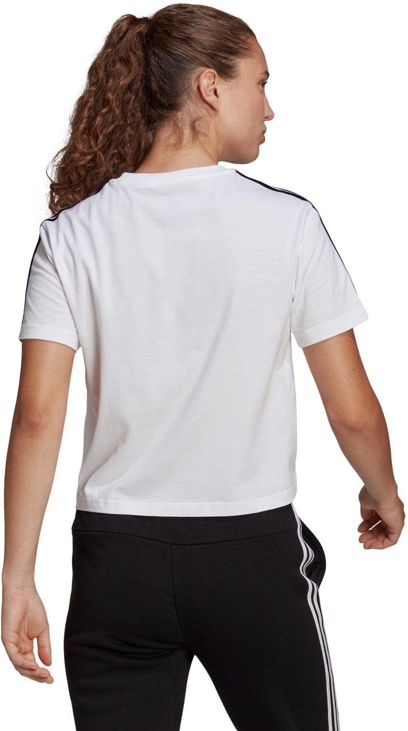 adidas Women's 3-Stripes Cropped T-shirt - view number 4