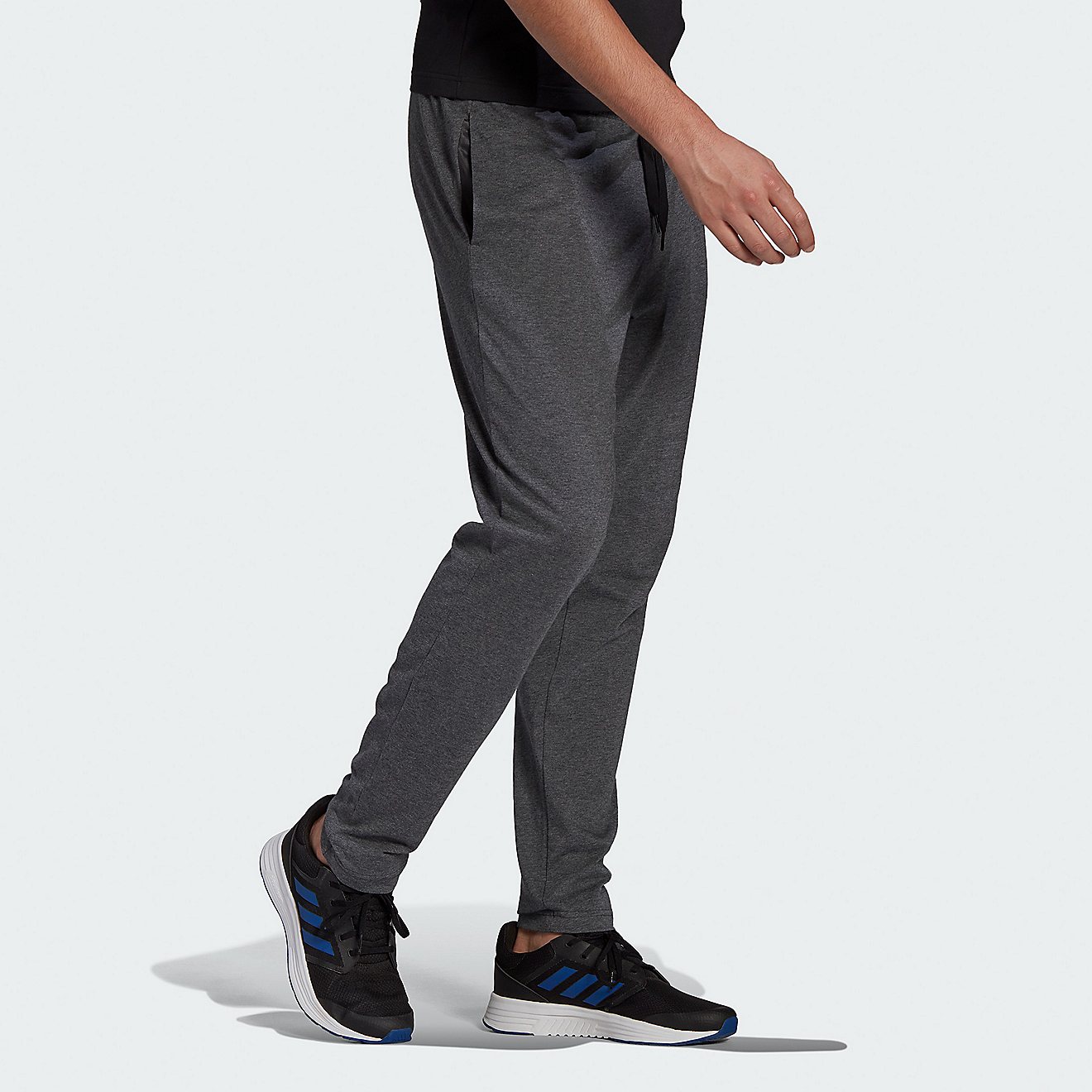 adidas Men’s 3-Stripe Single Jersey Tapered Jogger Pant                                                                        - view number 3