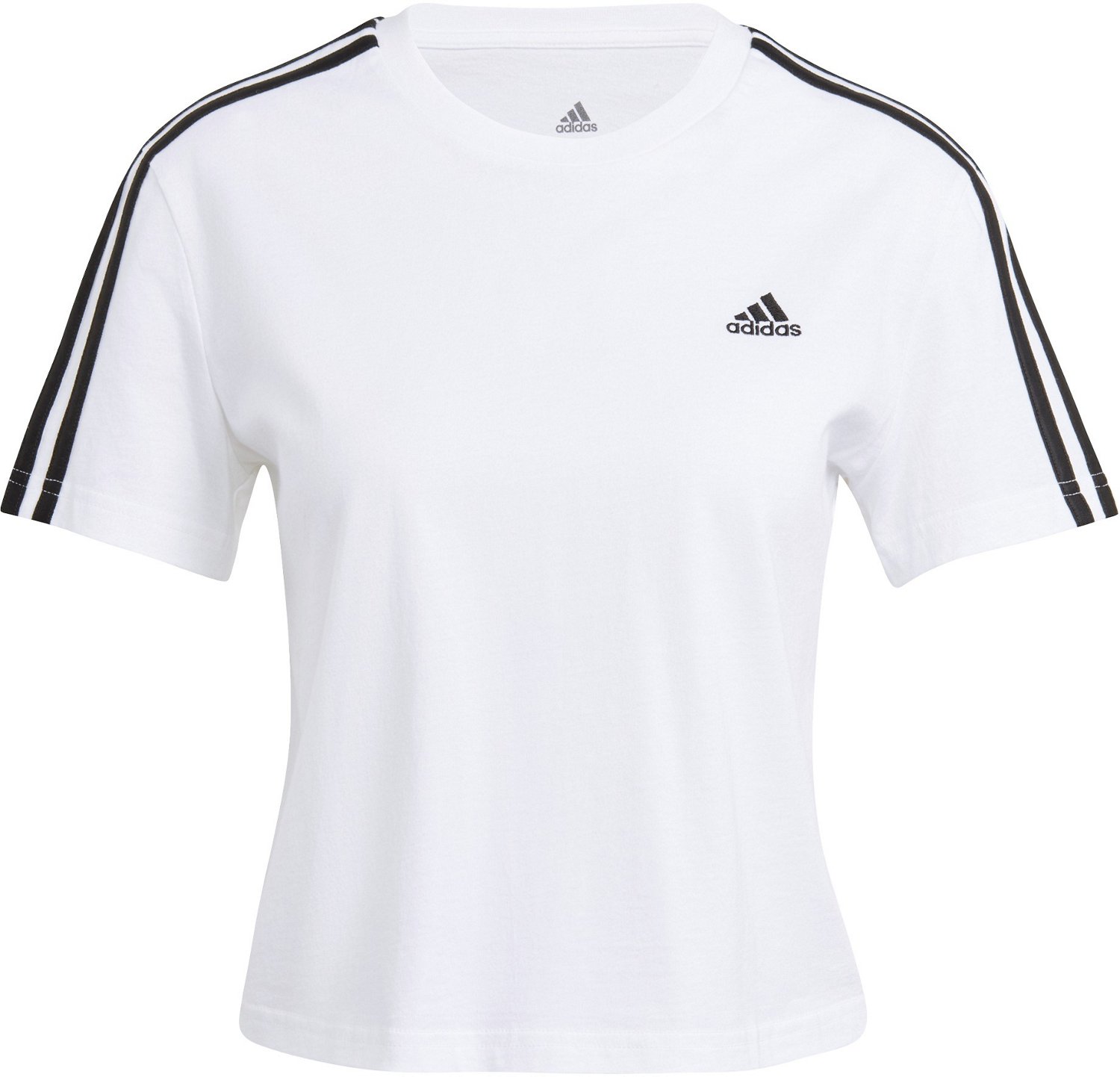adidas Women's 3-Stripes Cropped T-shirt - view number 6