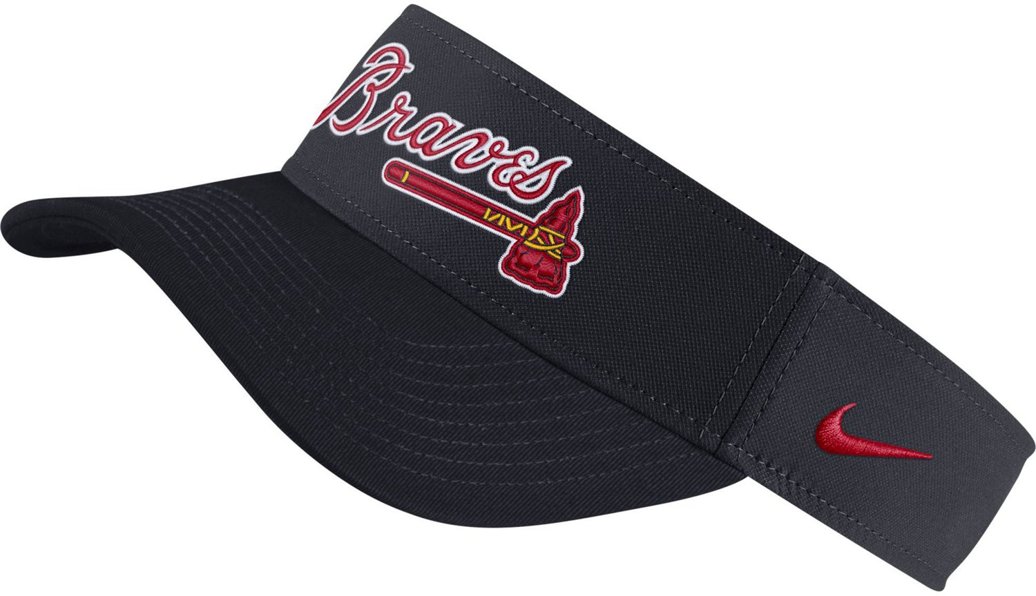 atlanta braves nike visor