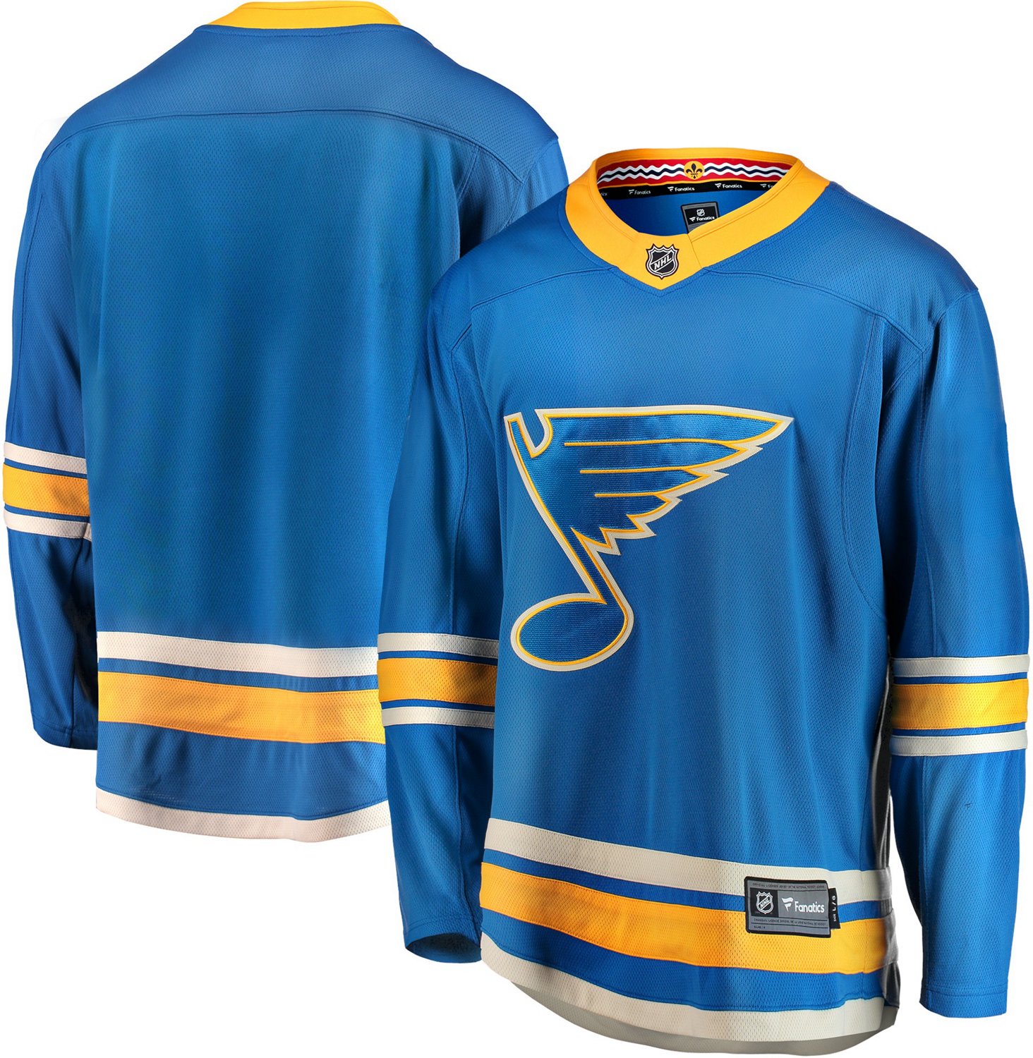 Majestic Men's St. Louis Blues Breakaway Blank Player Jersey                                                                     - view number 3