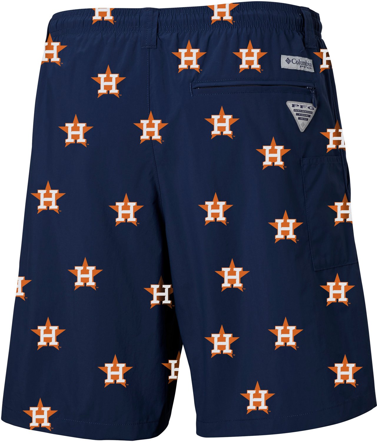 Columbia Sportswear Men's Houston Astros Backcast Shorts 8 in - view number 2