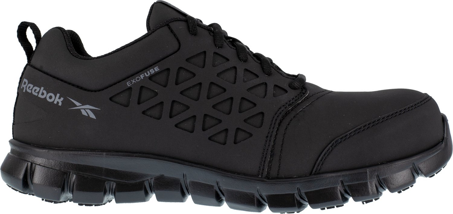 Reebok Men's ExoFuse Sublite Cushion Composite Toe EH Rated Work Shoes ...