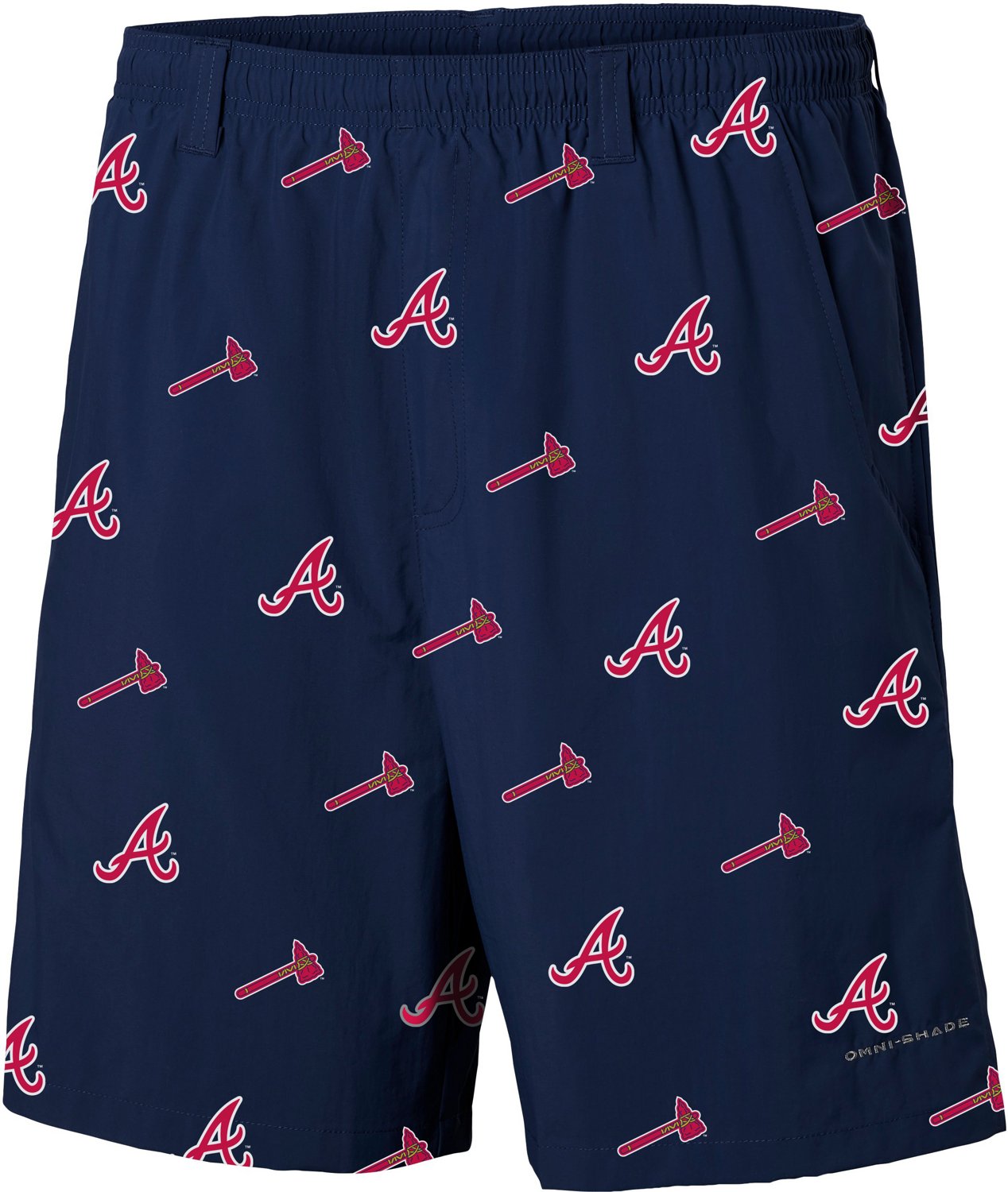 Official Mens Atlanta Braves Shorts, Braves Mens Gym Shorts