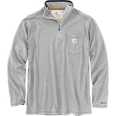 Carhartt Men's Force Relaxed Fit 1/4-Zip Pocket Long Sleeve T-shirt                                                             