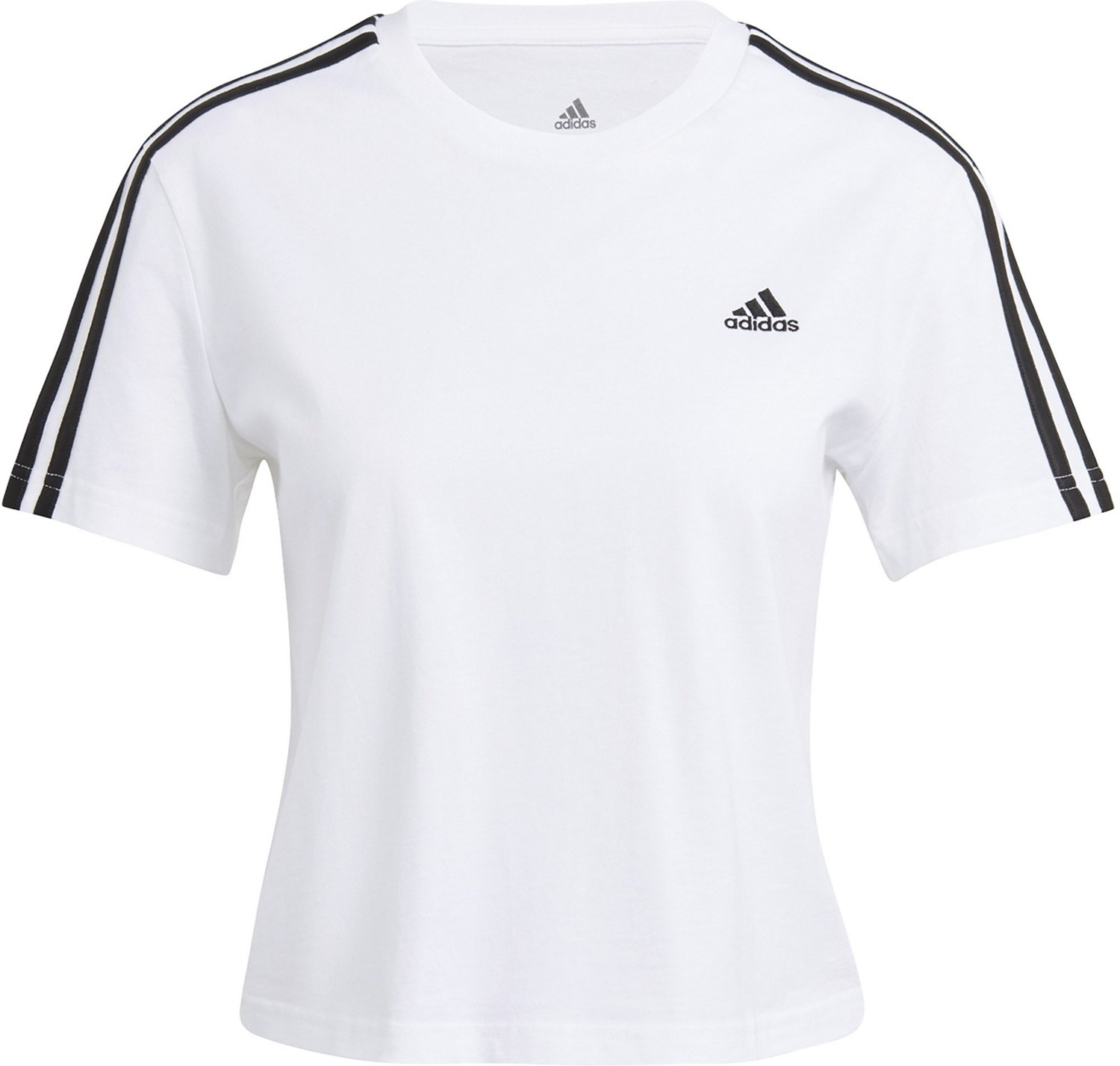 adidas Women's 3-Stripes Cropped T-shirt - view number 5