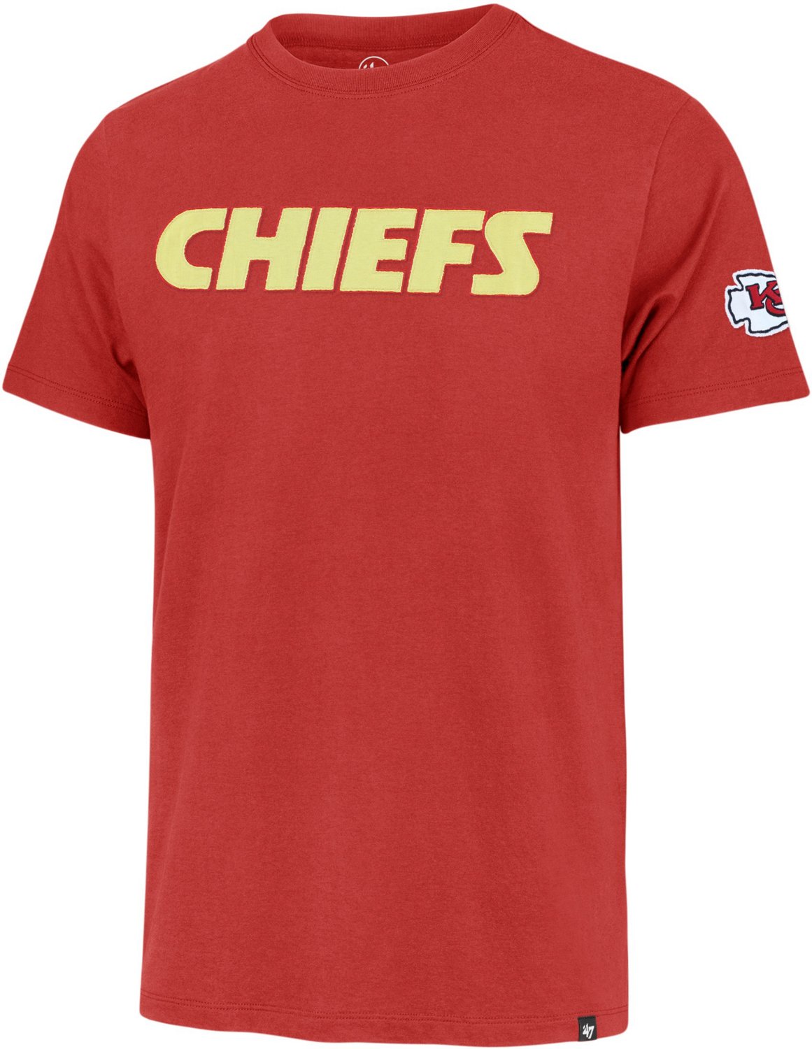 Men's Homage Red Kansas City Chiefs Hyper Local Tri-Blend T-Shirt