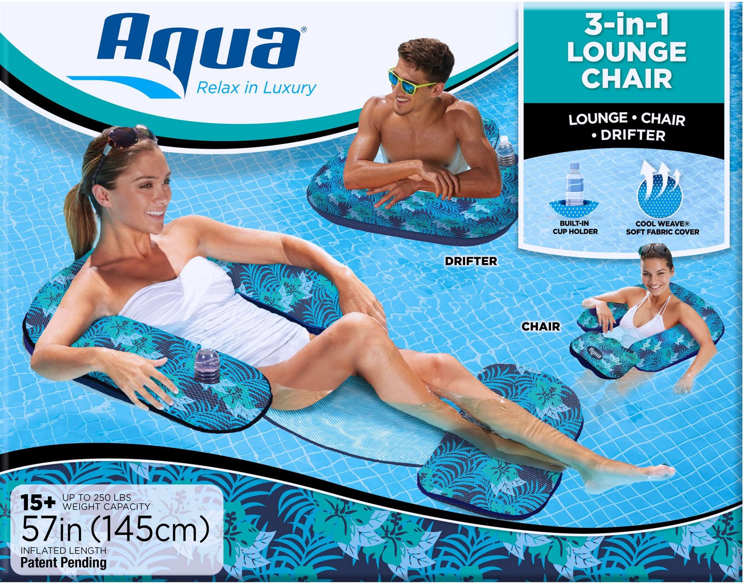 Aqua 3 in sales 1 pool float