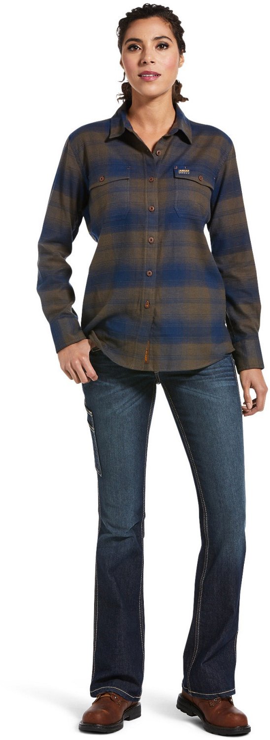 Ariat Women's Rebar Flannel DuraStretch™ Work Shirt - view number 3