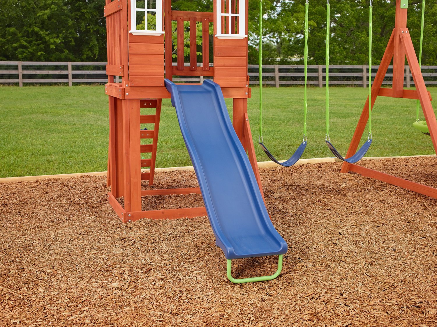 Agame west fork wooden sales swing set