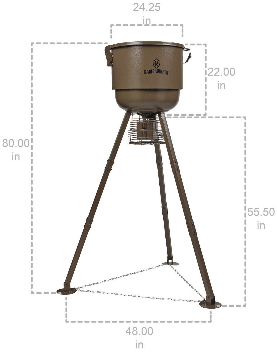 Game Winner® 200 lb. Mini Silo VP Feeder - view number 7