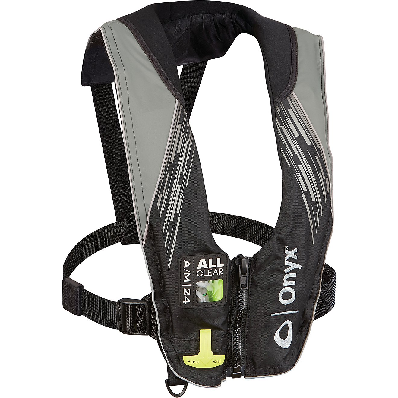 Onyx Outdoor Adults' A/M-24 All Clear Automatic/Manual Inflatable PFD Life Jacket                                                - view number 1