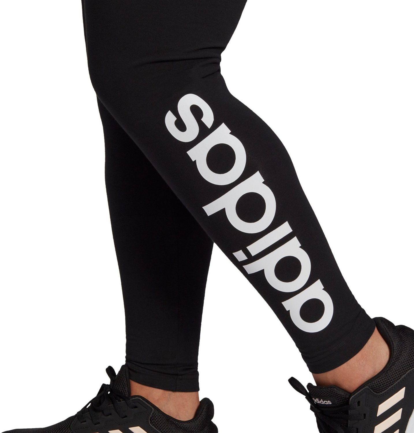 adidas Women's Linear-Logo Full Length Leggings, XS-4X - Macy's