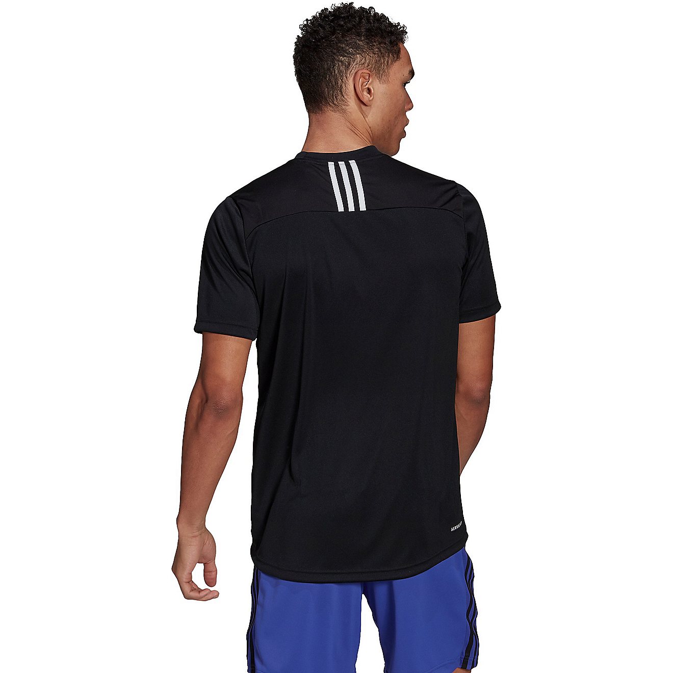 Adidas Men's D2M 3-Stripes Back T-shirt                                                                                          - view number 4