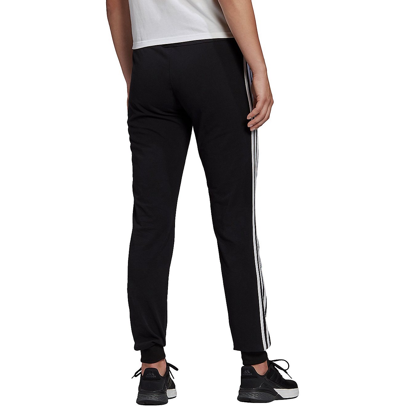 Fysica Riskeren Vlieger Adidas Women's 3-Stripe Single Jersey Cuffed Jogger Pants | Academy