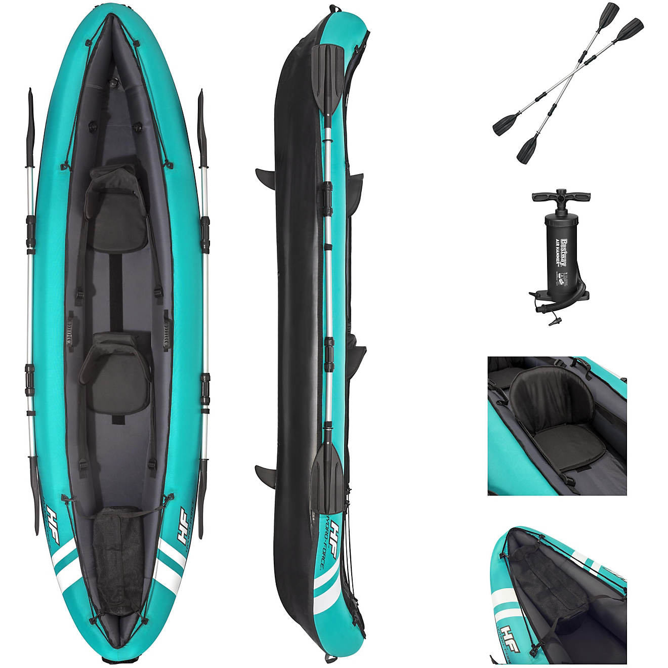 bestia medio Pionero Bestway Hydro-Force Ventura X2 Inflatable Tandem Kayak | Academy