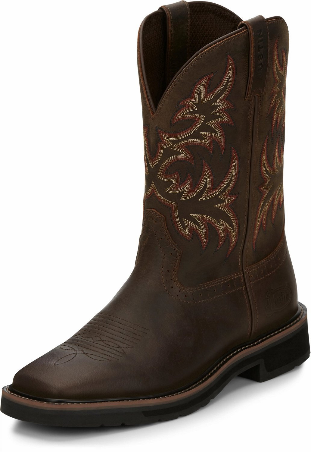 Justin men's stampede store wellington work boots