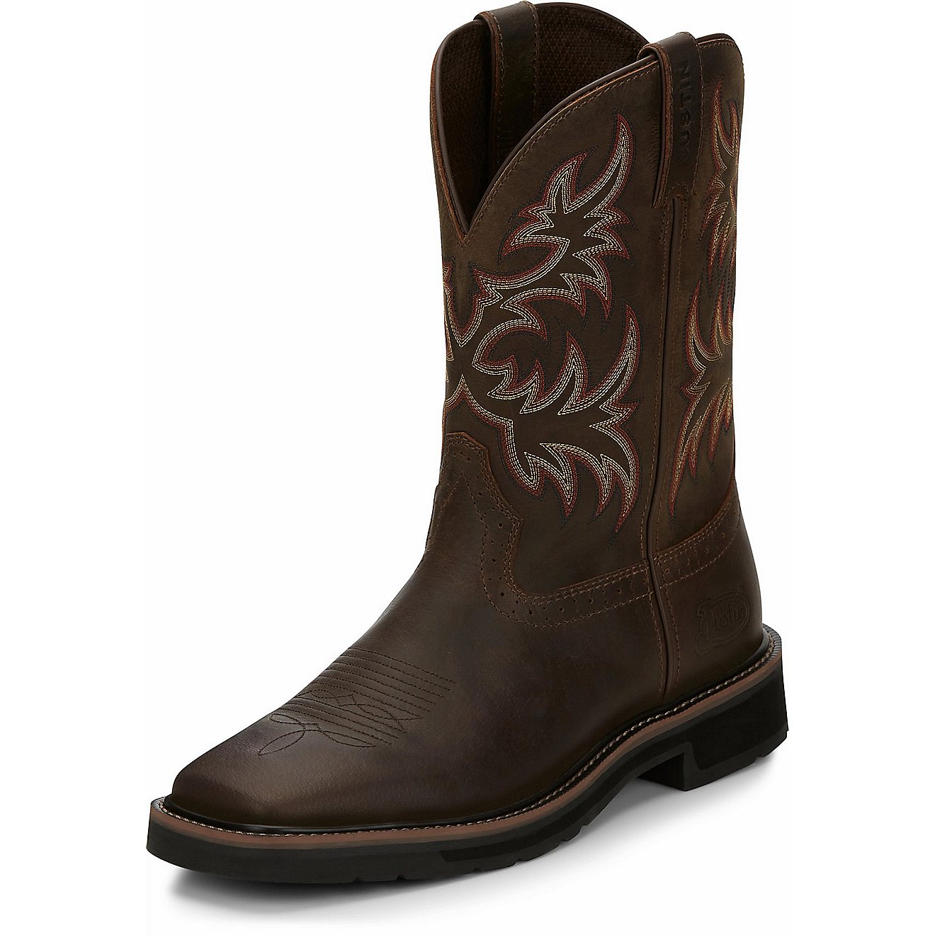 Justin Men's Stampede EH Wellington Leather Work Boots                                                                           - view number 2