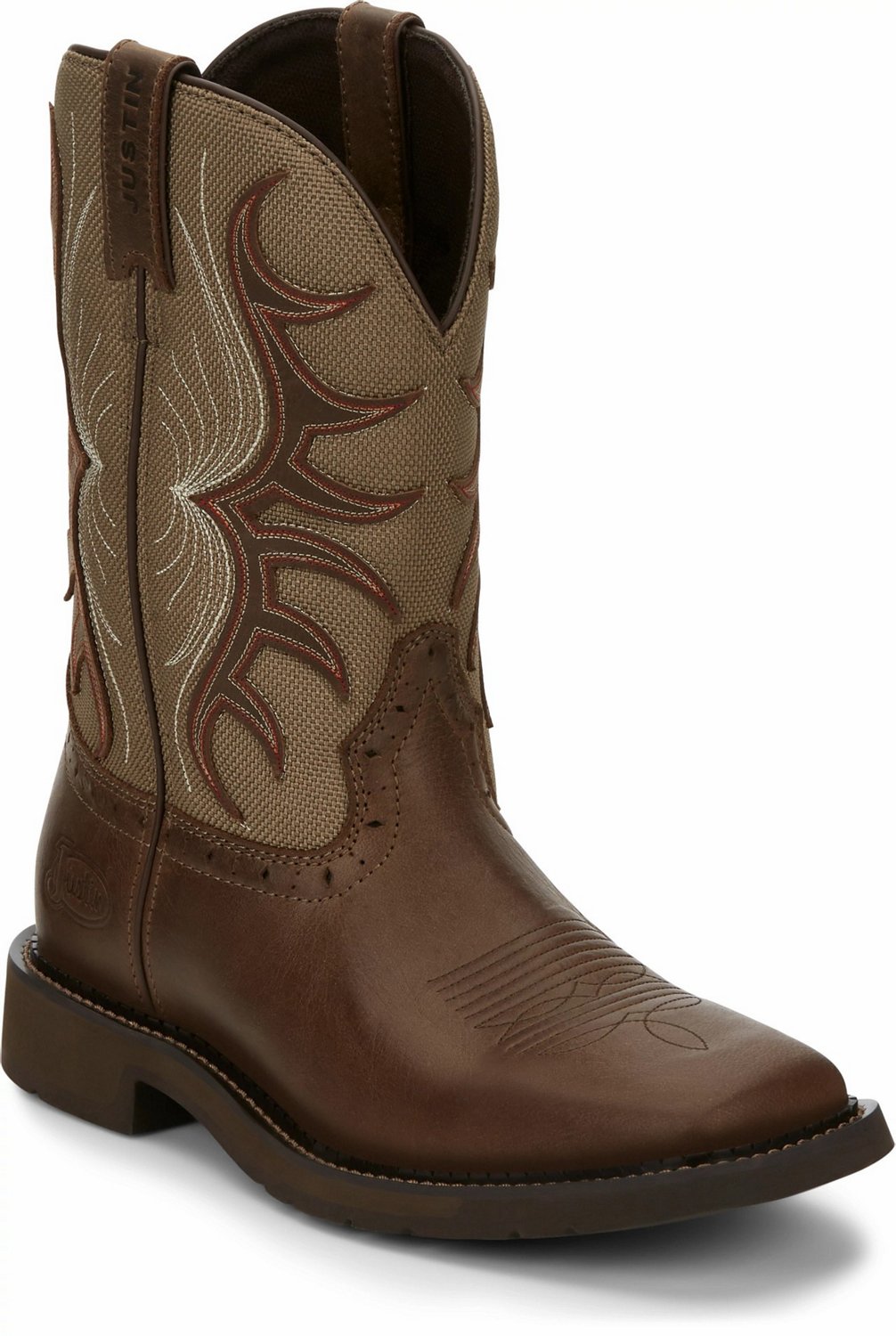 Justin work hot sale boots academy