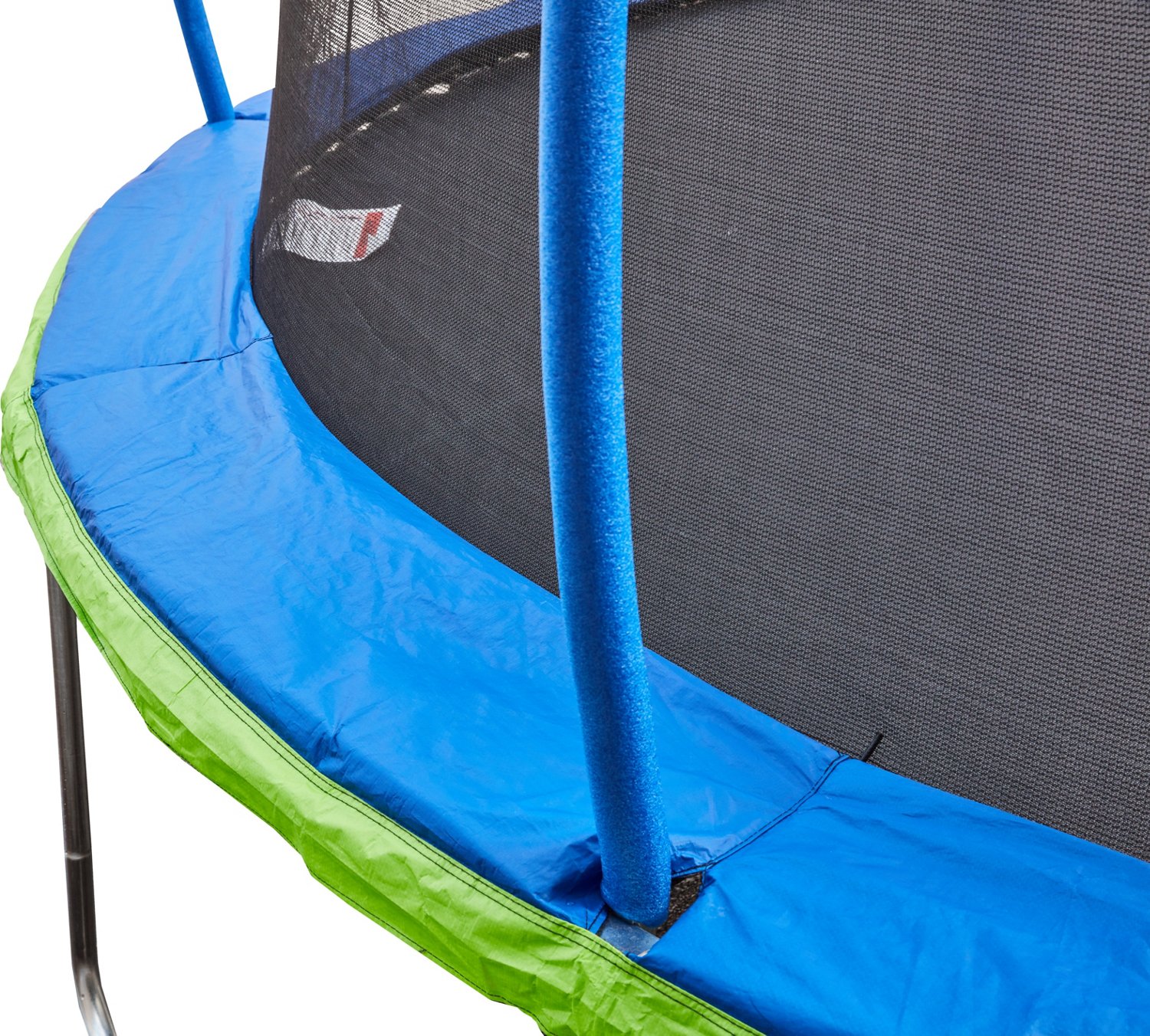 AGame 15 ft Round Trampoline and Enclosure Combo with Basketball Goal