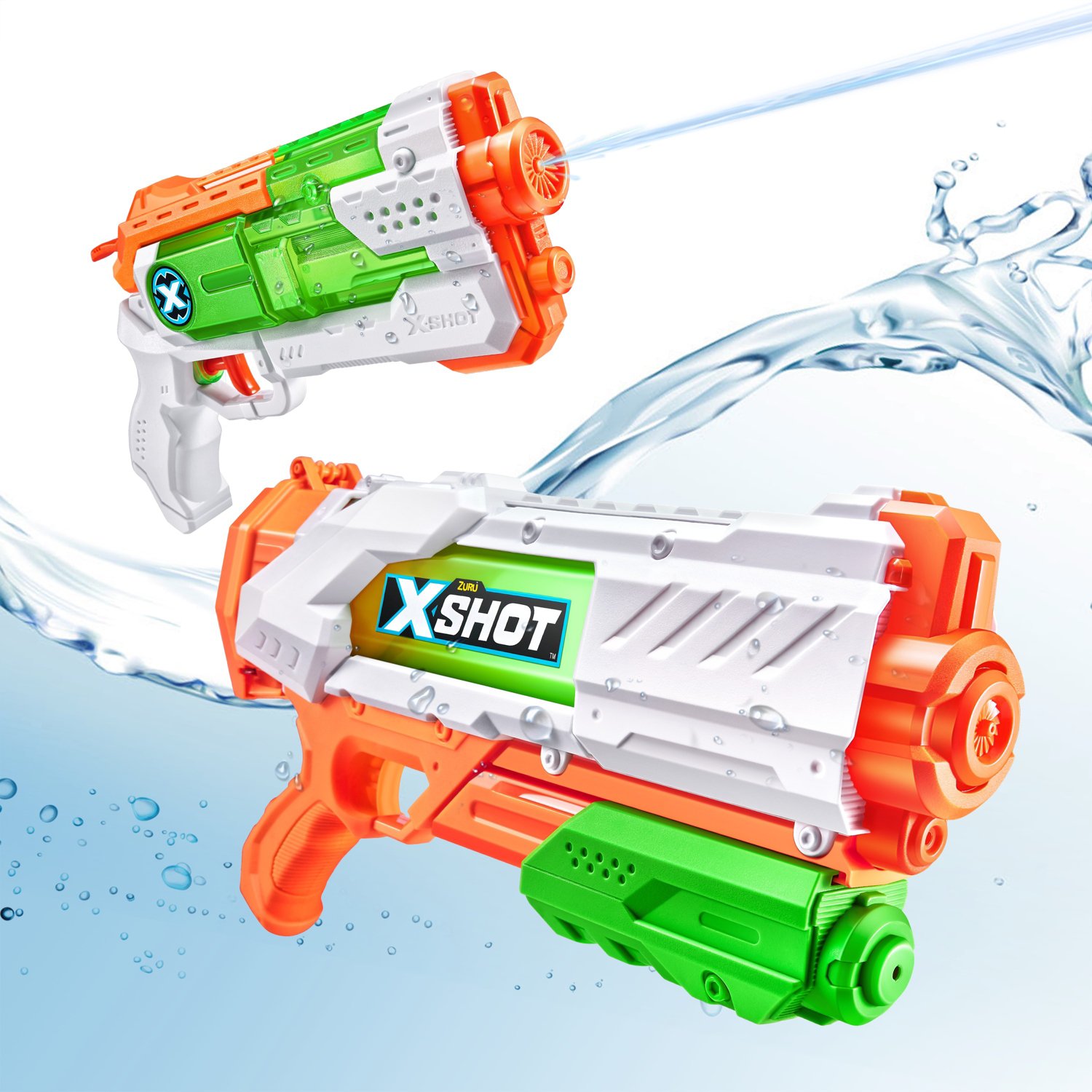 ZURU XShot Water Warfare Fast Fill Blaster Combo Pack Academy