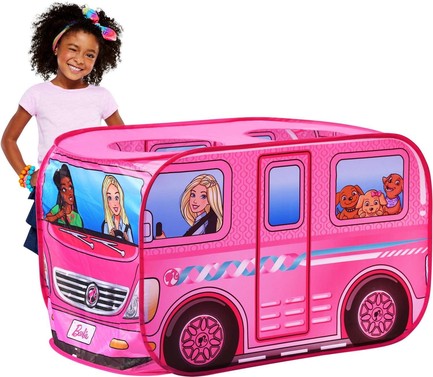 Sunny Days Barbie Dream Camper Pop Up Play Tent Academy