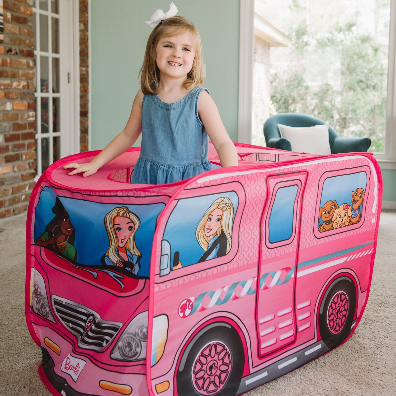 Sunny Days Barbie Dream Camper Pop Up Play Tent Academy