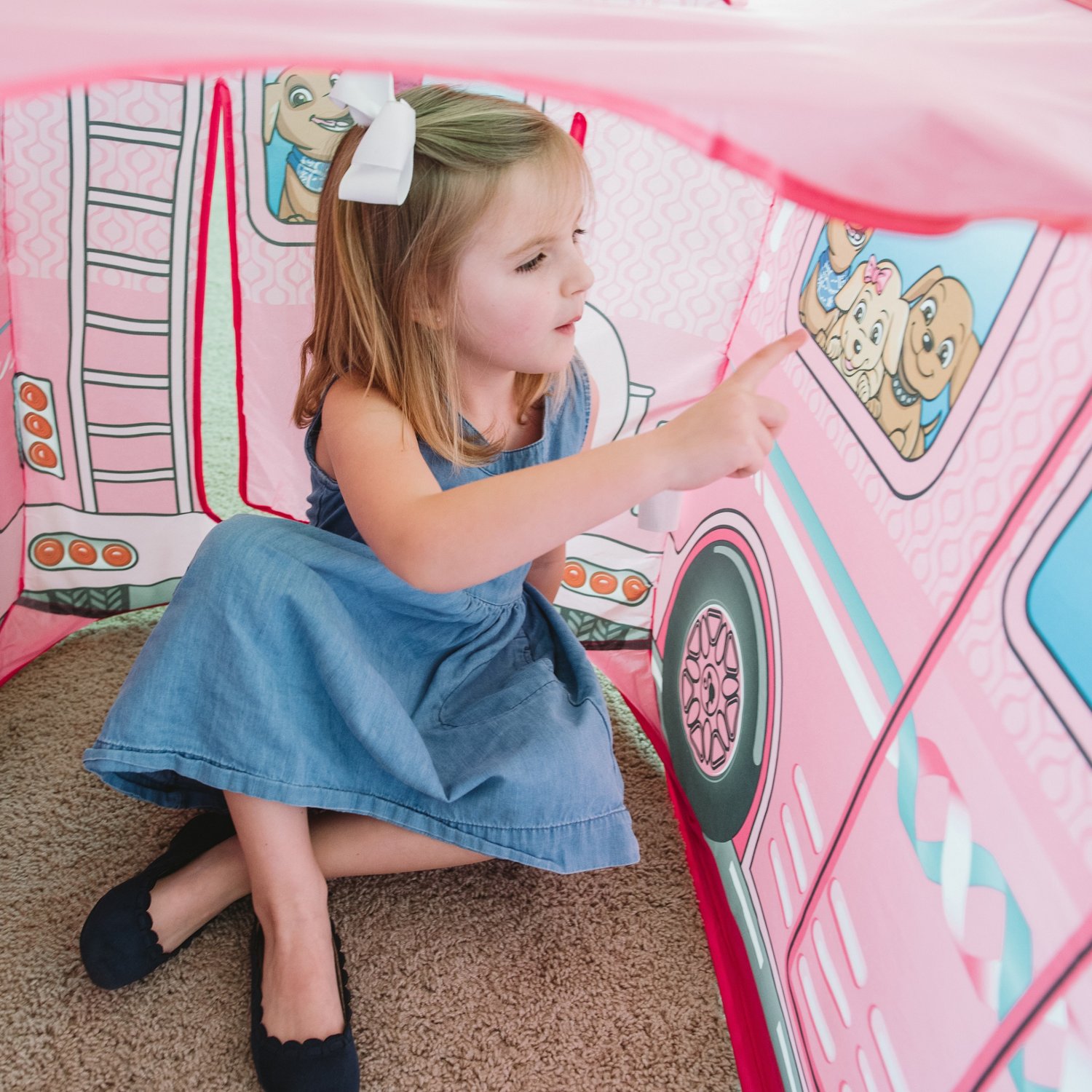 Sunny Days Barbie Dream Camper Pop-Up Play Tent                                                                                  - view number 8