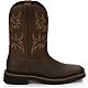 Justin Men's Stampede EH Wellington Leather Work Boots                                                                           - view number 1 selected
