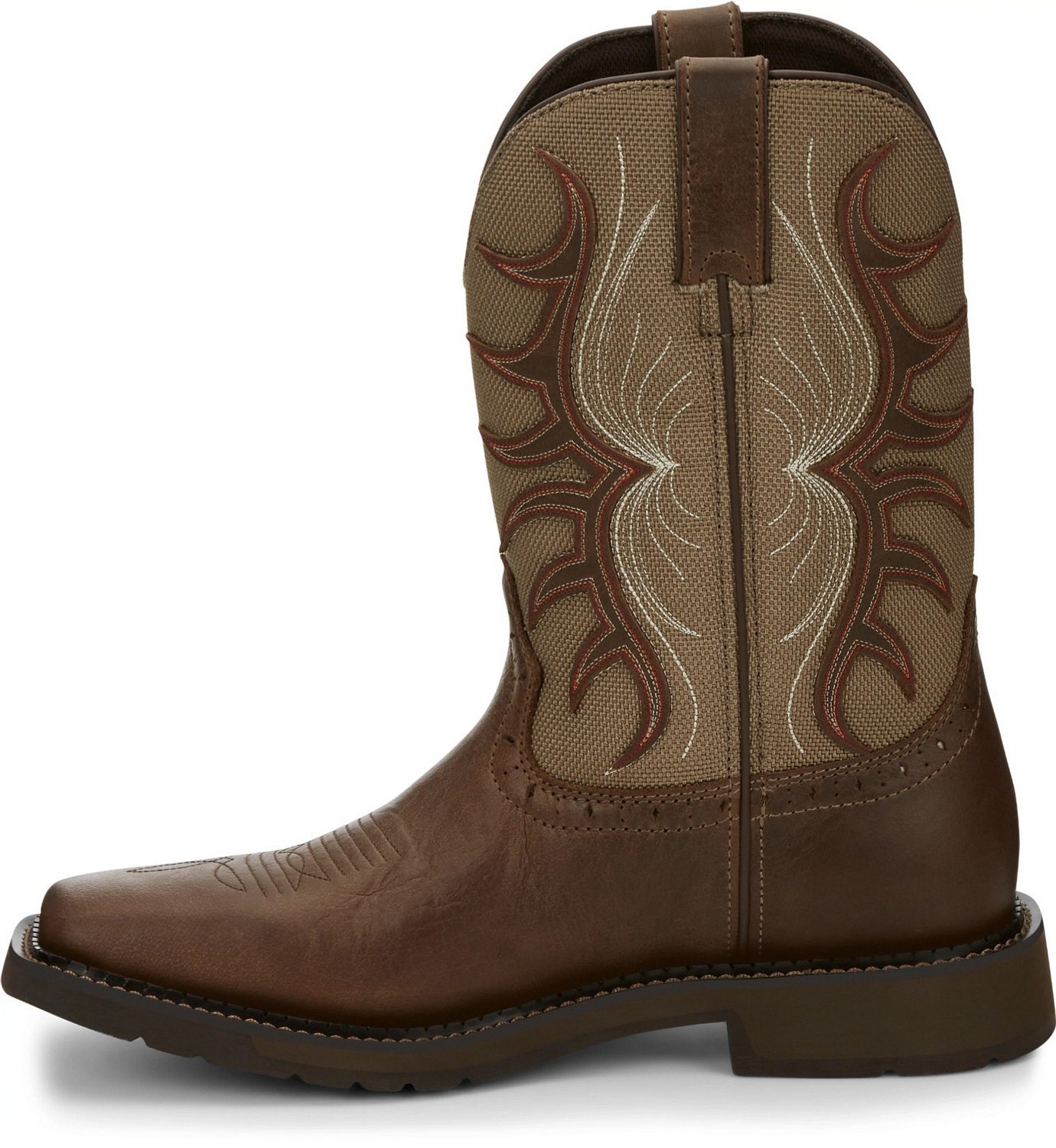 Justin Men's Stampede Waxy Wellington Work Boots                                                                                 - view number 3