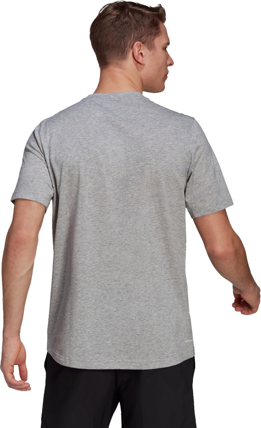 adidas Men’s D2M FR Training Short Sleeve T Shirt - view number 2