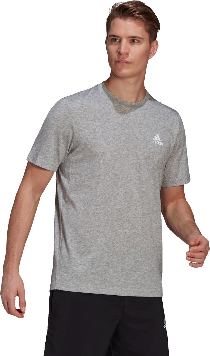 adidas Men’s D2M FR Training Short Sleeve T Shirt - view number 3