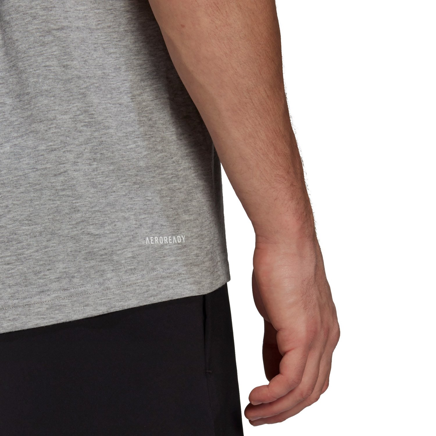 adidas Men’s D2M FR Training Short Sleeve T Shirt - view number 5