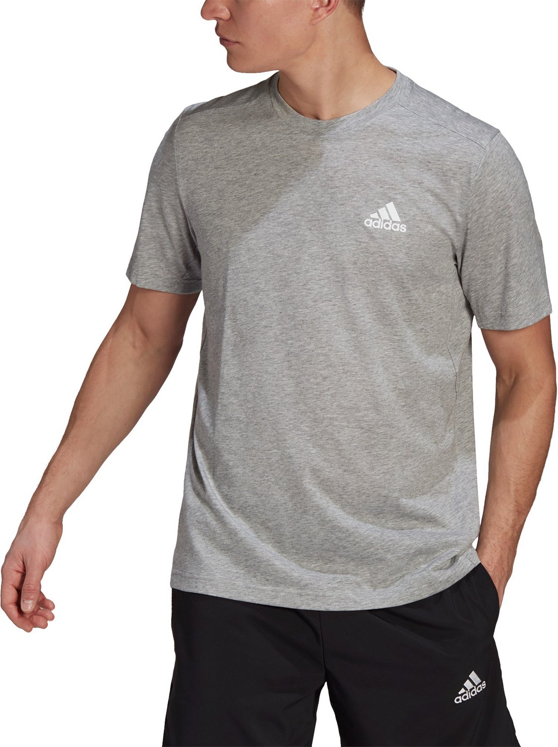 adidas Men’s D2M FR Training Short Sleeve T Shirt - view number 6