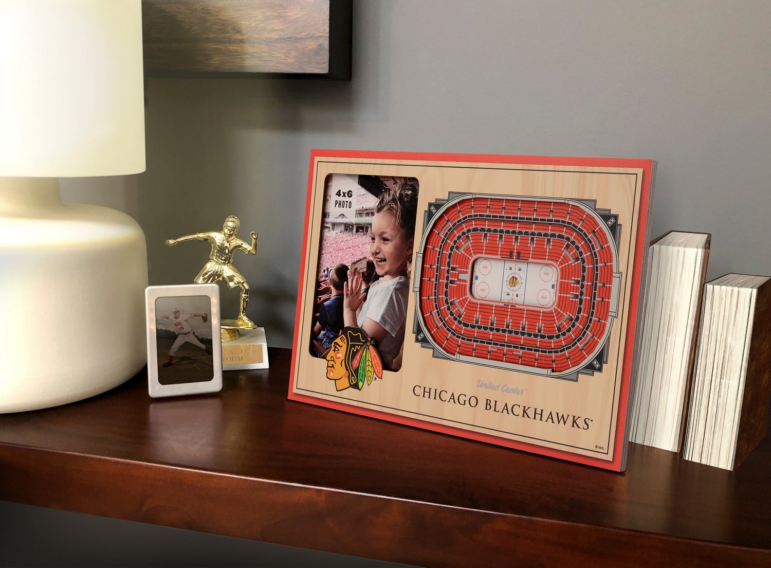 YouTheFan Chicago Blackhawks 3D Stadium Views Picture Frame - view number 5