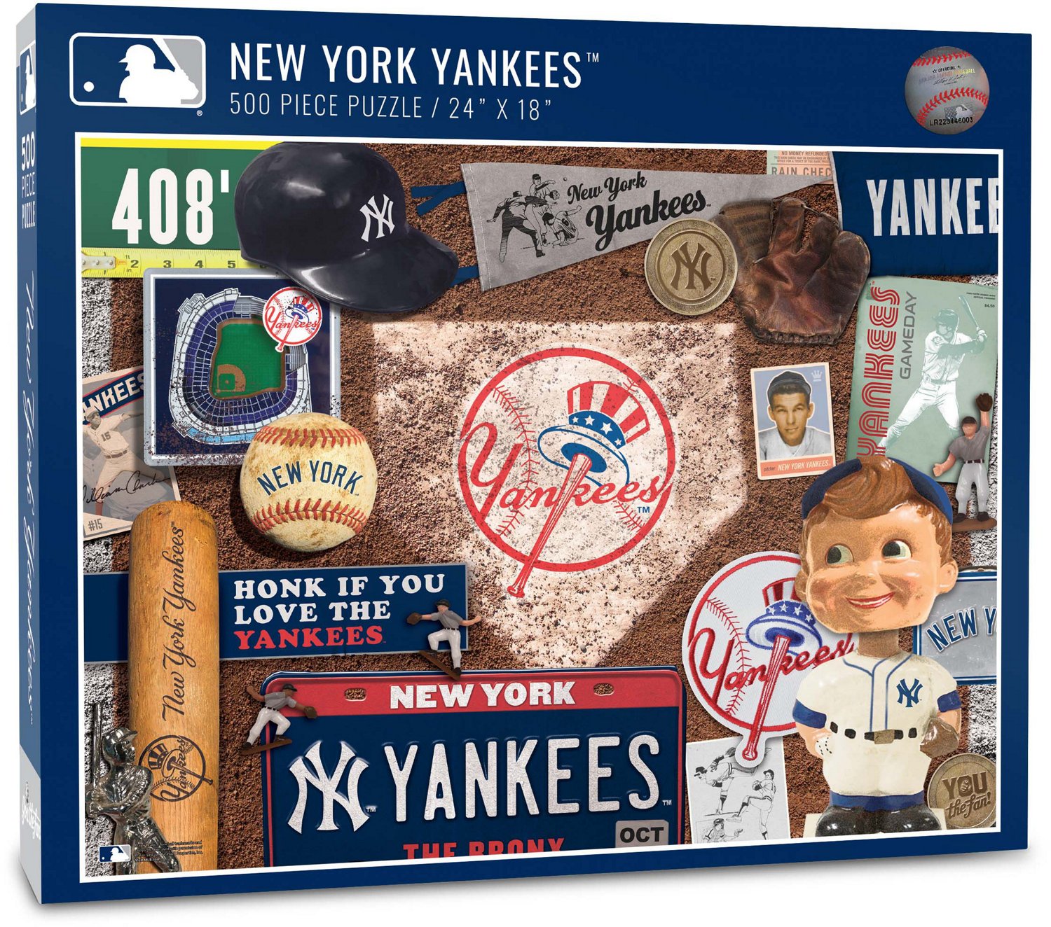 YouTheFan New York Yankees Retro Series 500-Piece Jigsaw Puzzle