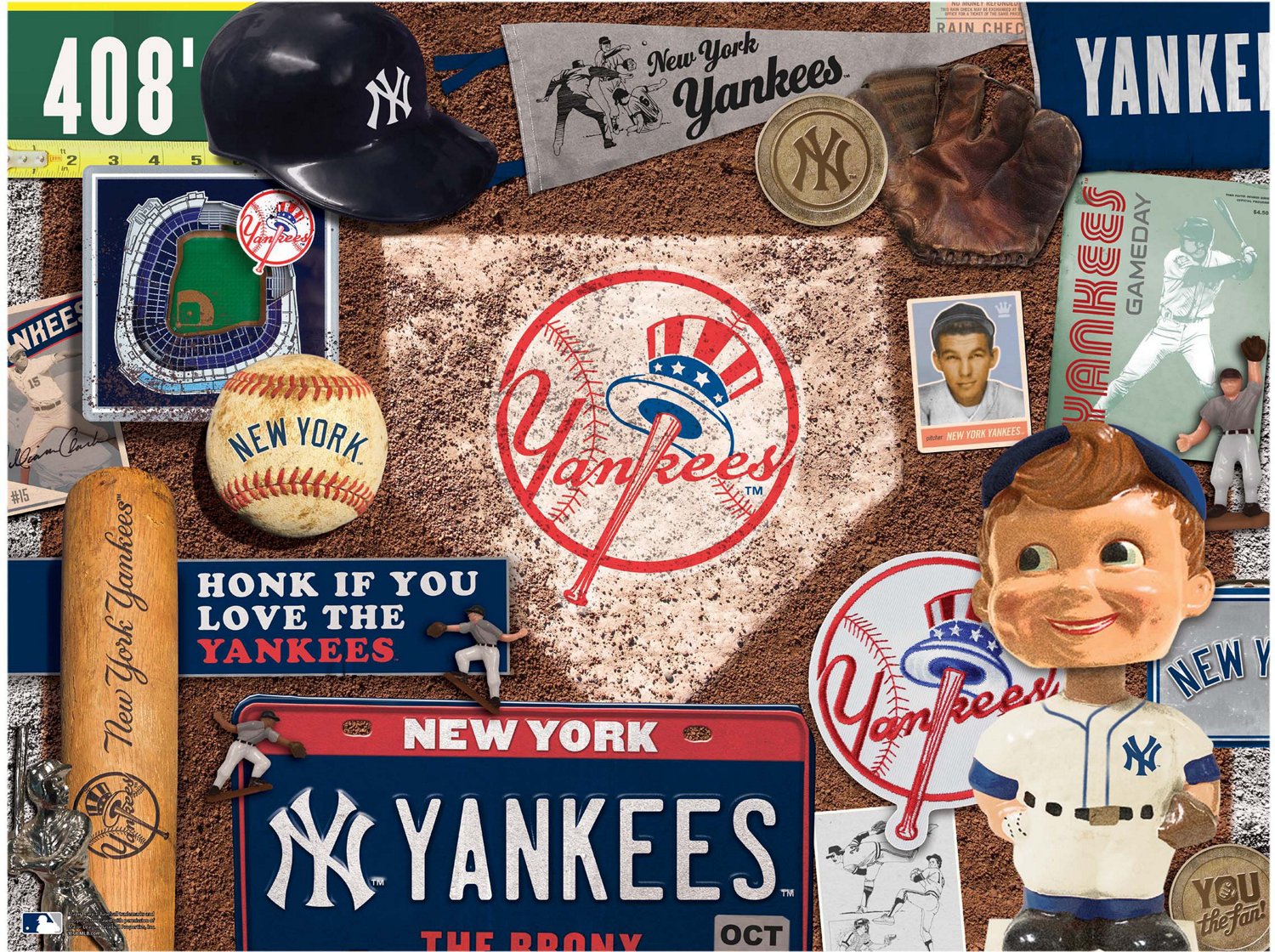 YouTheFan New York Yankees Retro Series 500-Piece Jigsaw Puzzle