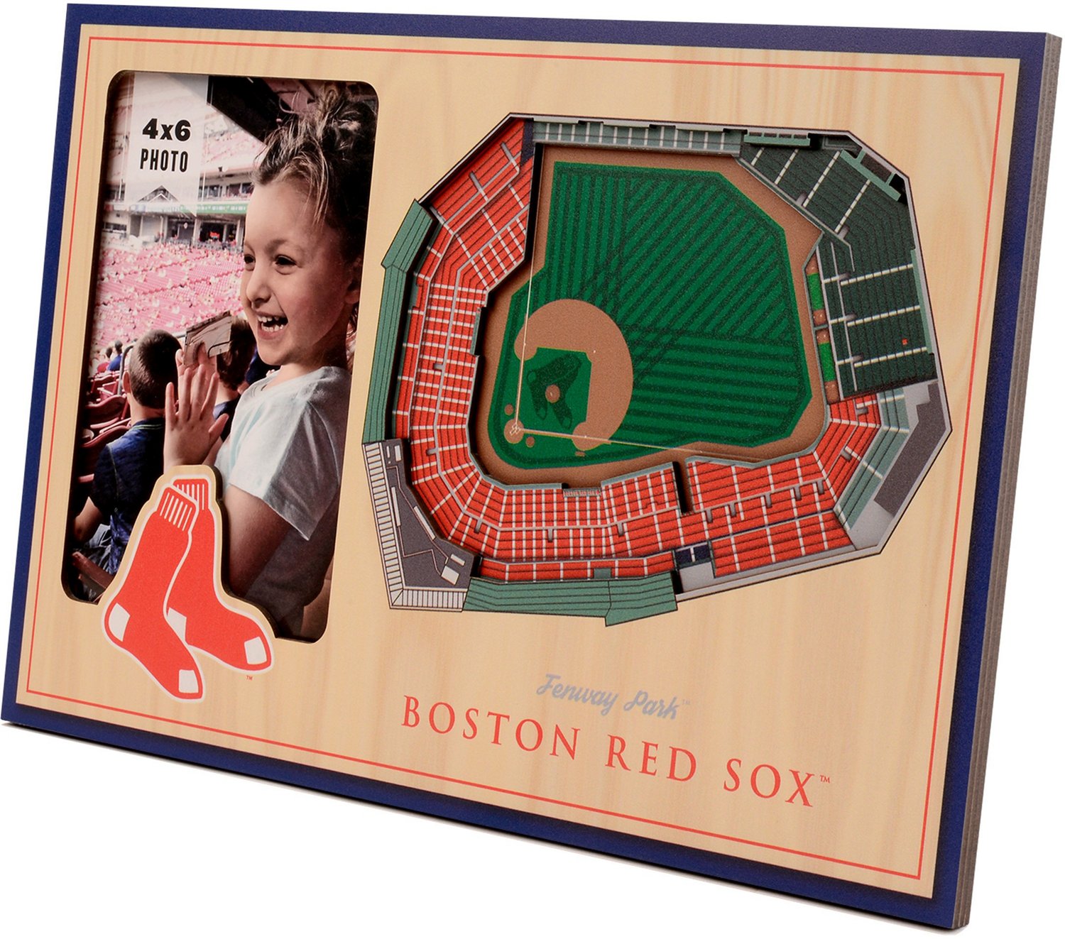 YouTheFan Boston Red Sox 3D Stadium Views Picture Frame