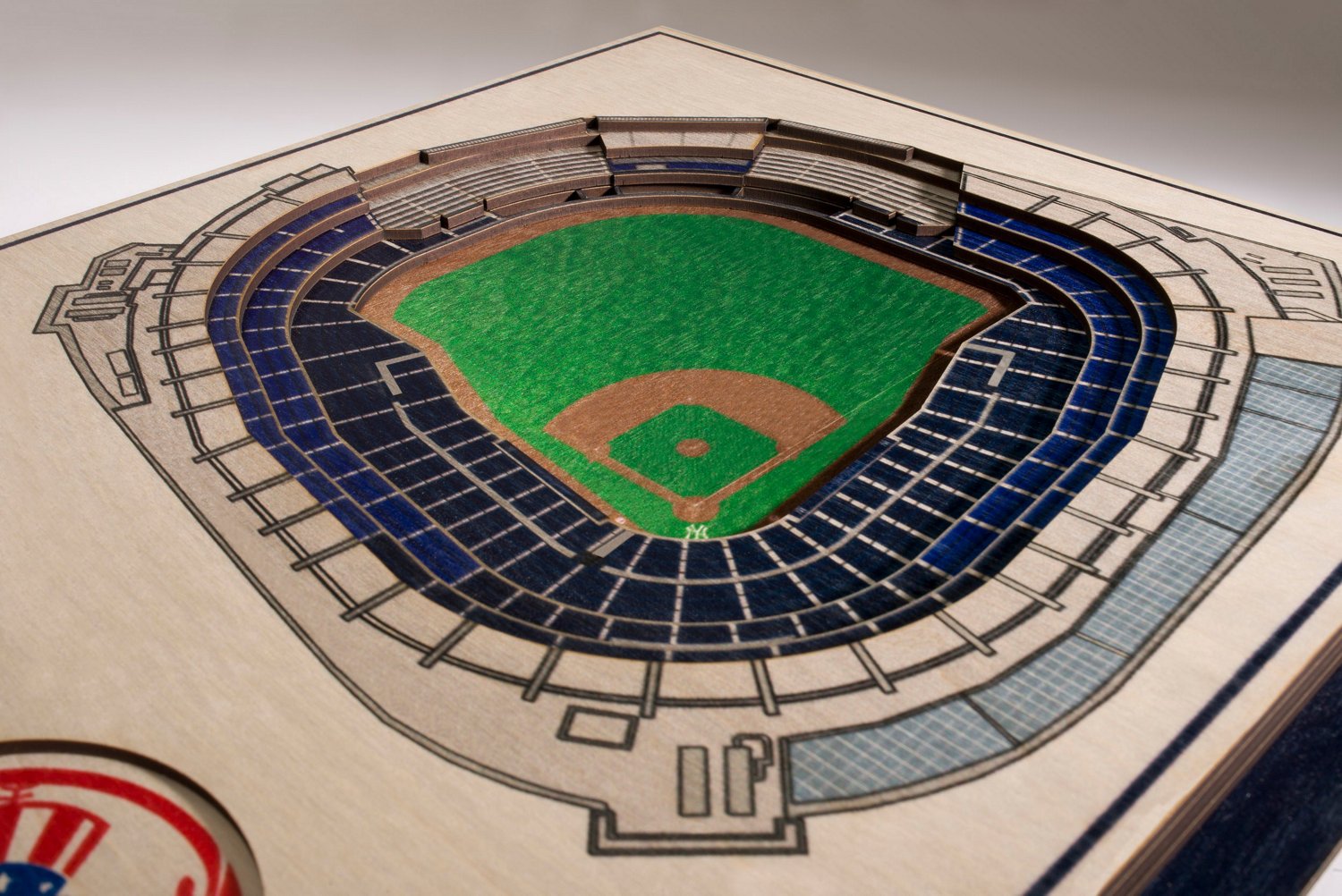 YouTheFan New York Yankees 5-Layer Stadium Views 3-D Wall Art - view number 3