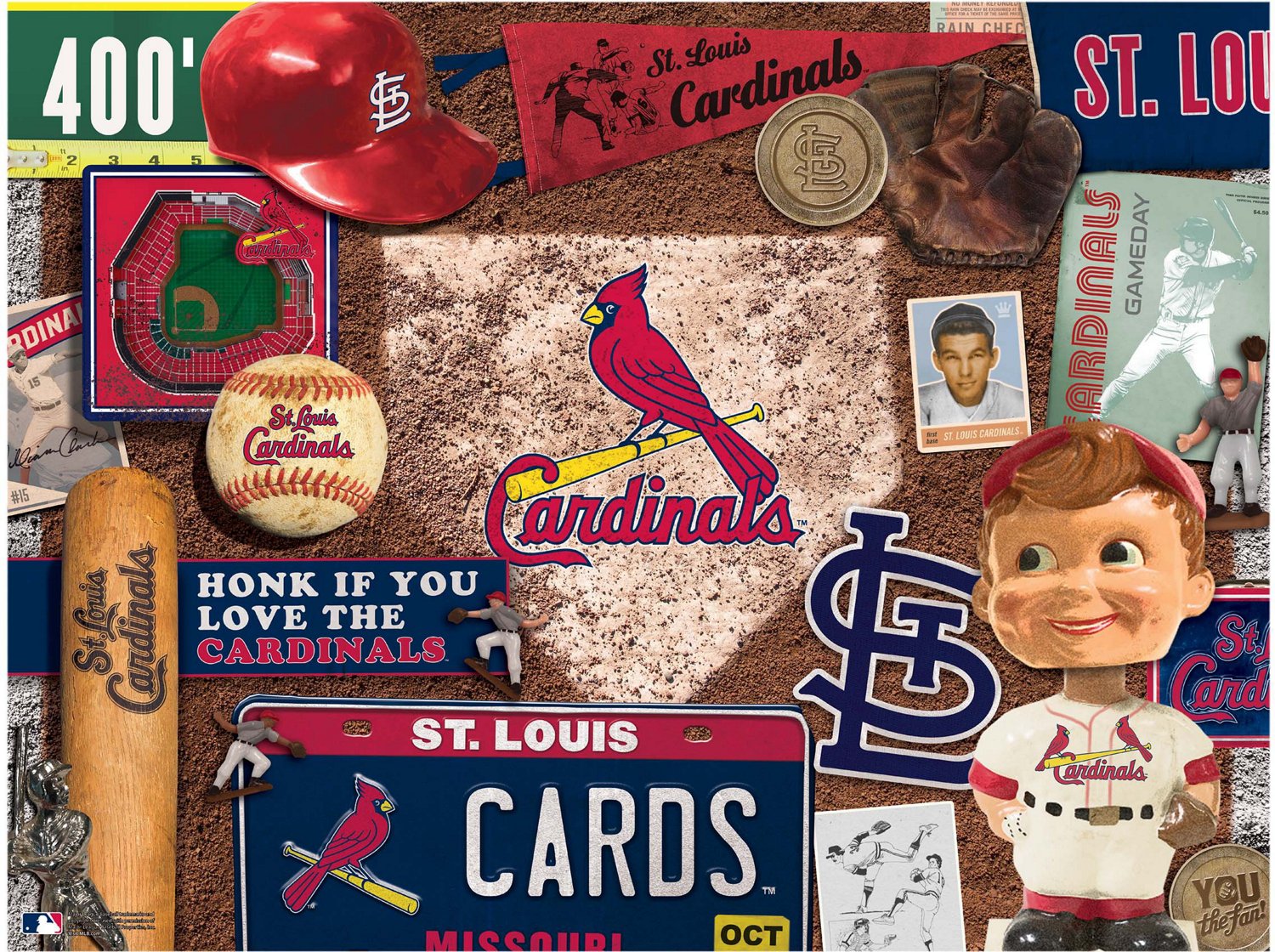 YouTheFan St. Louis Cardinals Retro Series 500-Piece Puzzle - view number 2