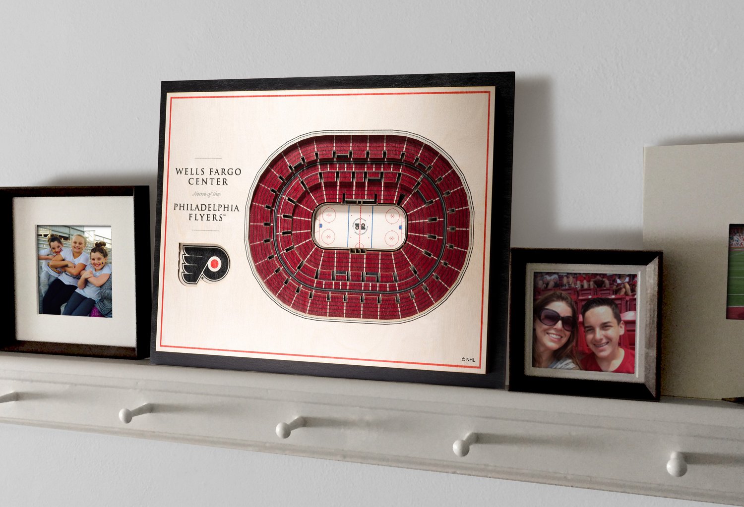 YouTheFan Philadelphia Flyers 5-Layer StadiumViews 3-D Wall Art - view number 5