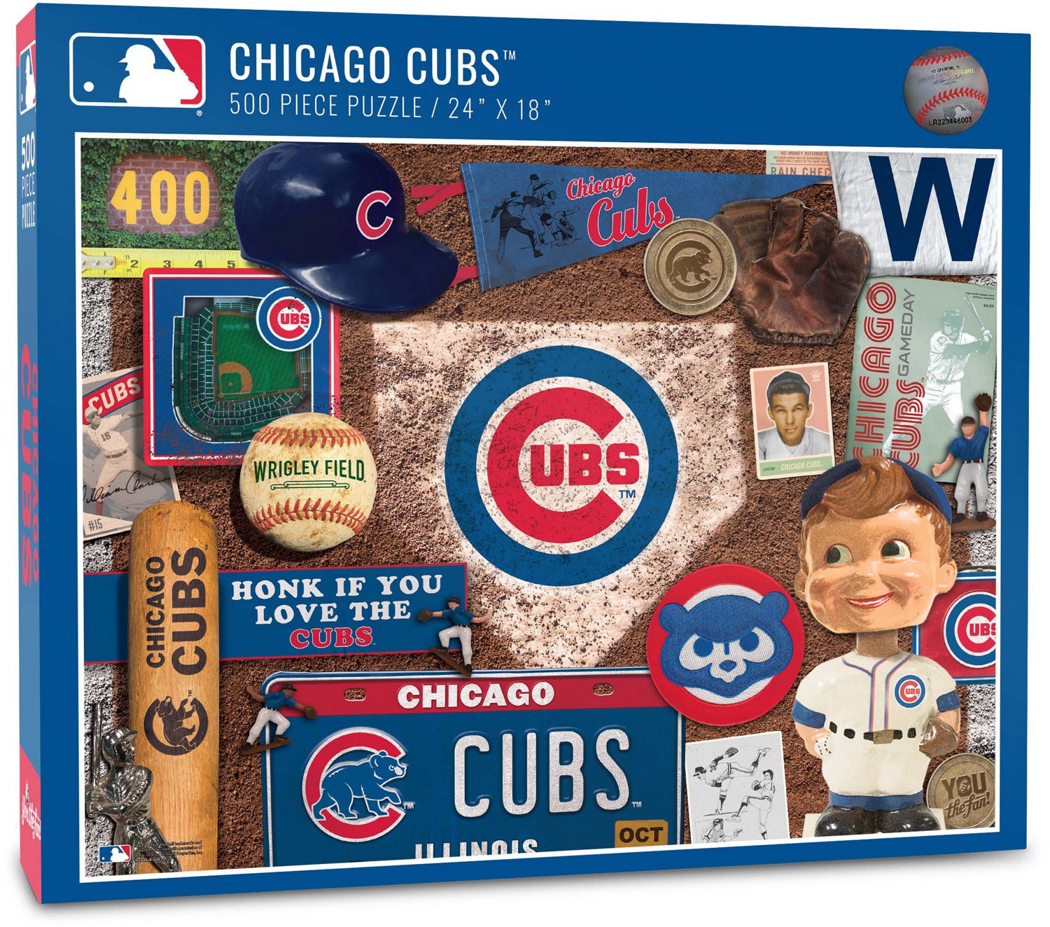 YouTheFan Chicago Cubs Retro Series 500-Piece Puzzle