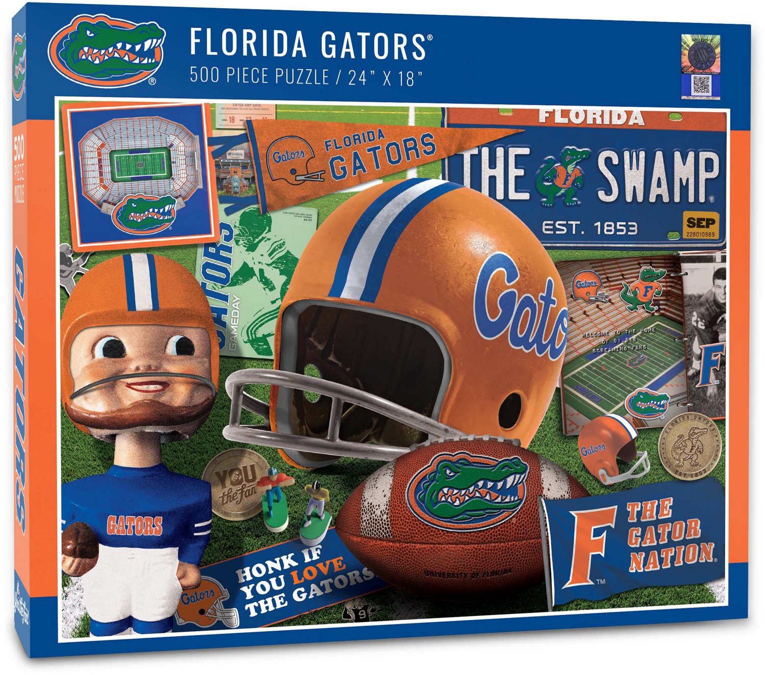 YouTheFan University of Florida Retro Series 500-Piece Puzzle
