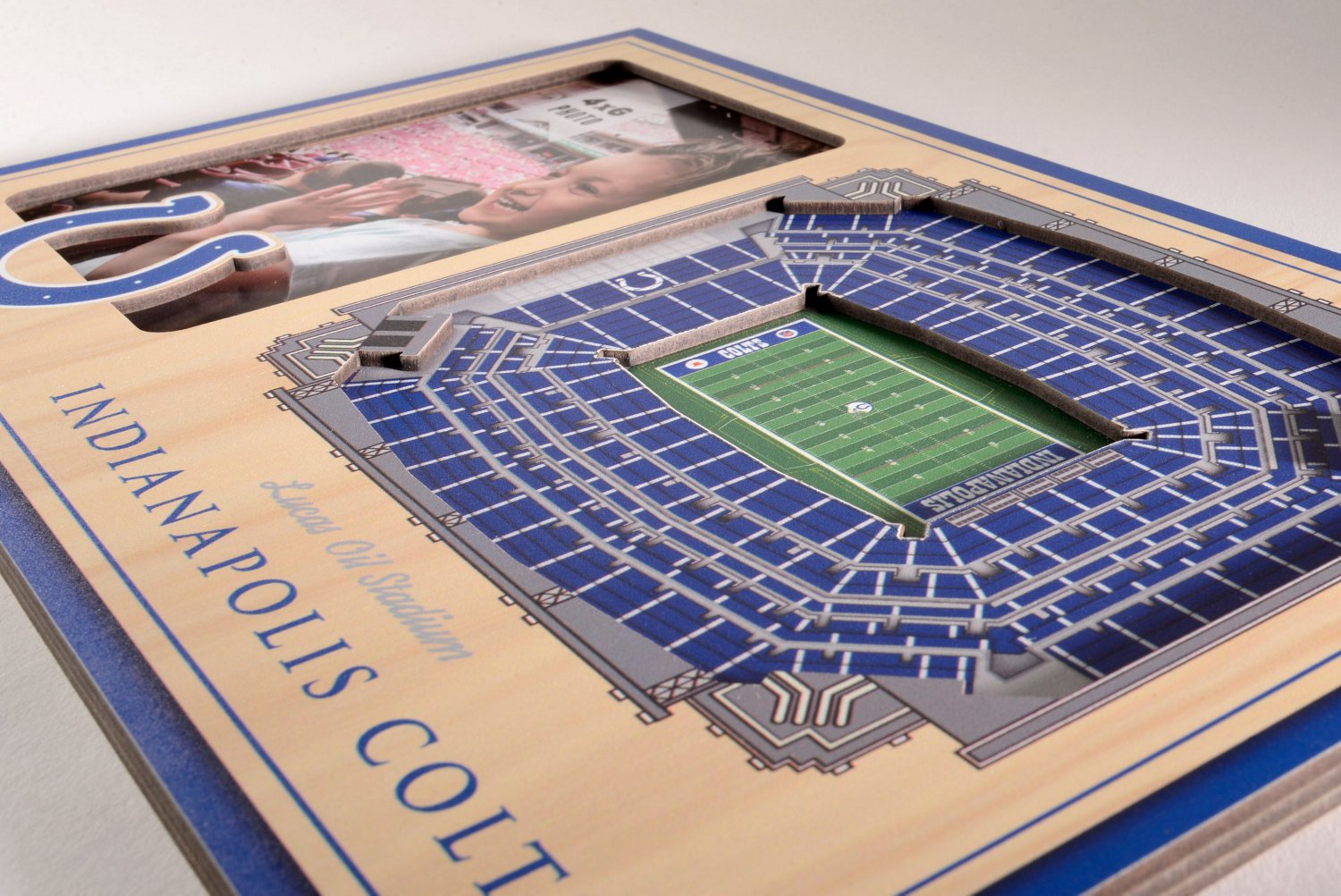 YouTheFan Indianapolis Colts 3-D StadiumViews Picture Frame                                                                      - view number 4