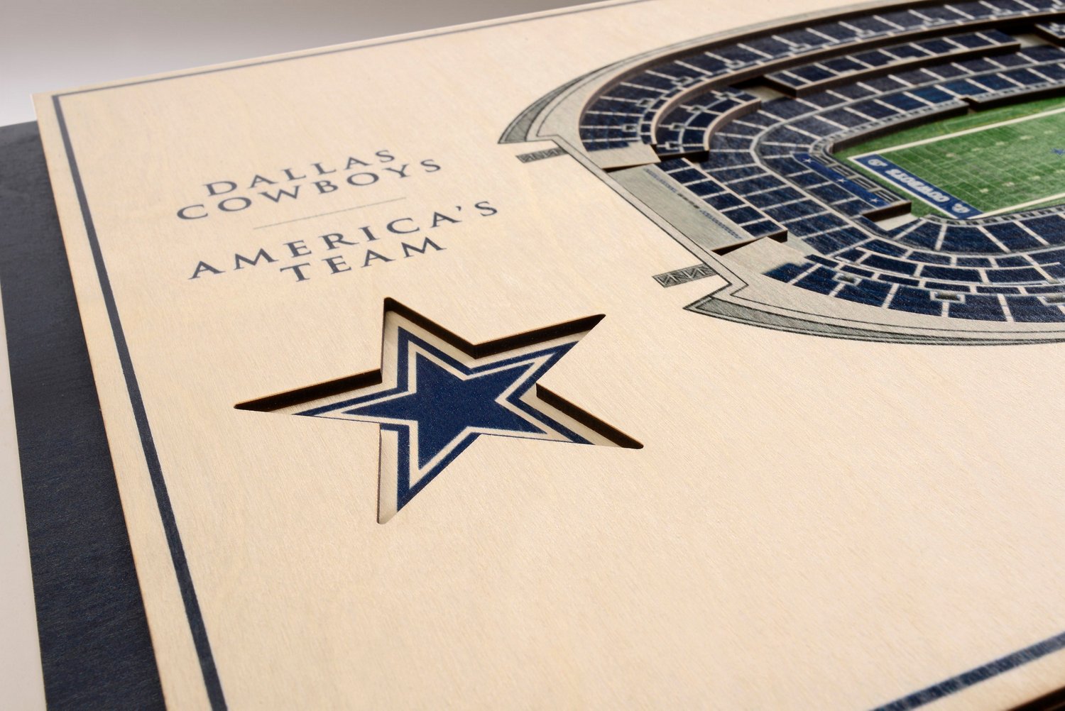 YouTheFan Dallas Cowboys 5-Layer StadiumViews 3-D Wall Art                                                                       - view number 2